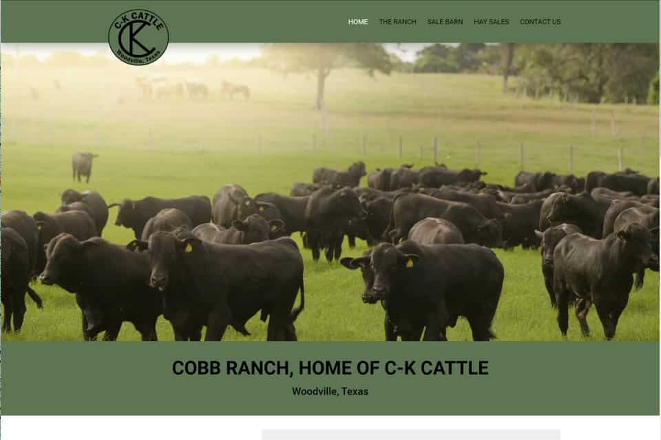 Cobb Ranch, Home of C-K Cattle by MW Strategic Services